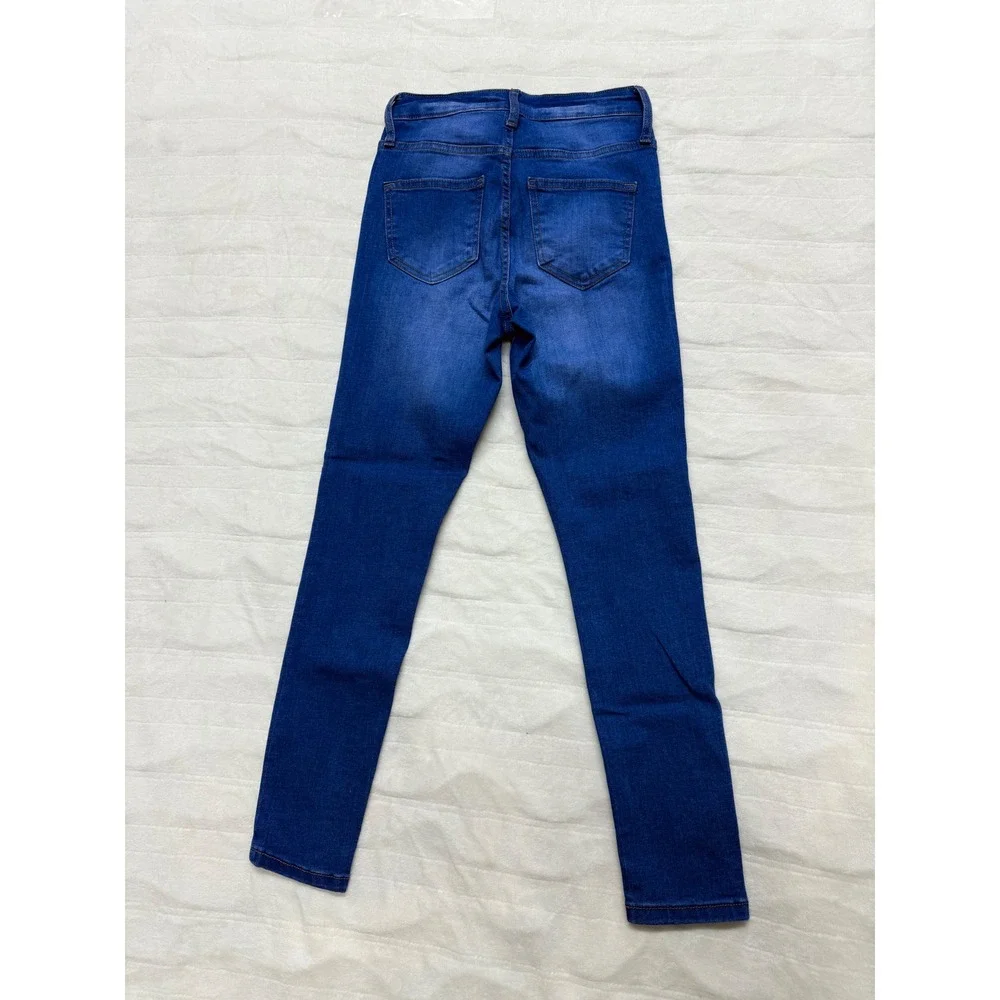 Celebrity Pink High Rise Ankle Skinny Jeans Dark Wash Women Size 1/25 - Picture 2 of 9